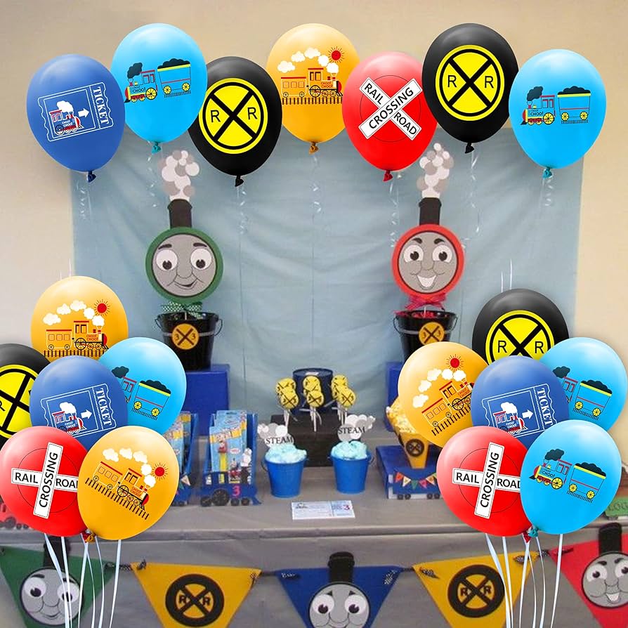 ⠀*⠀様 22.12 balloon apartment CD Amazon.com: PANTIDE 52 Pcs Railroad Crossing Train Balloons
